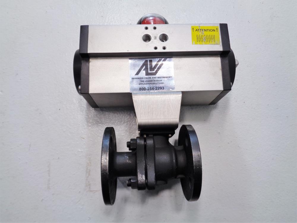 Mas 1" 150# WCB 2-Piece Actuated Ball Valve MT26.S4.F05-F07.CH17